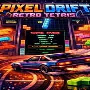 PIXEL DRIFT RETRO TETRIS